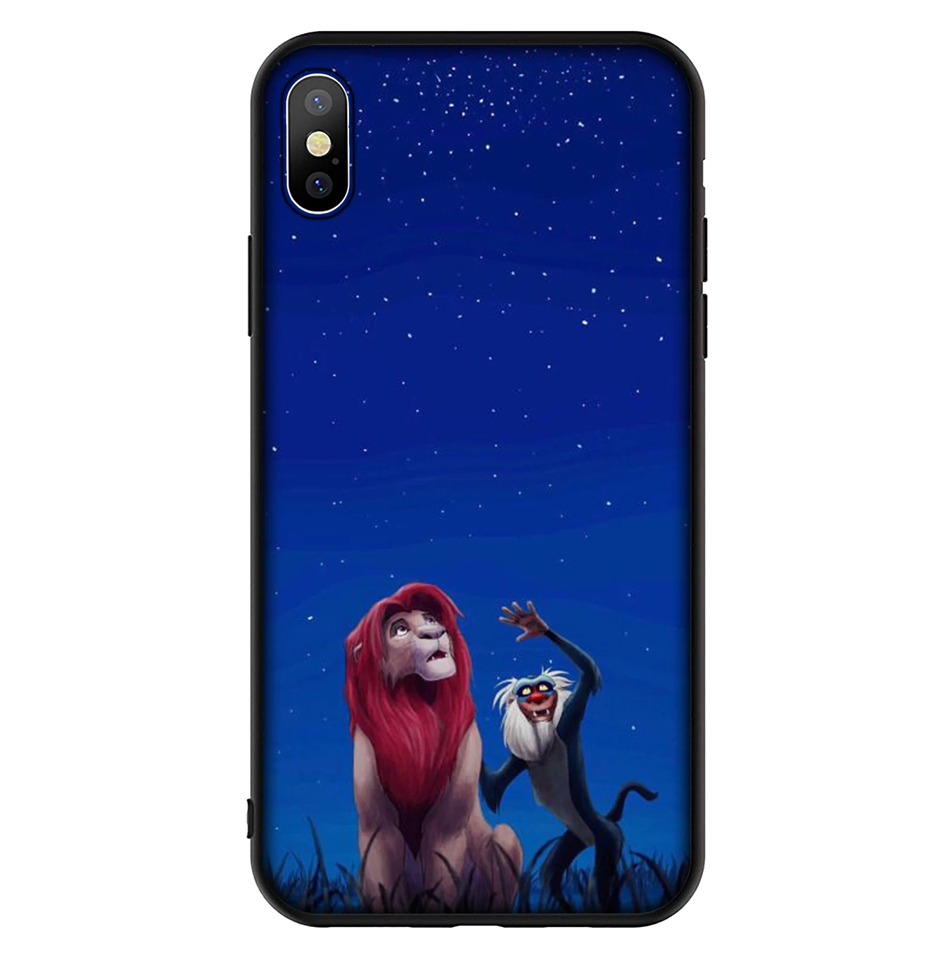 22 YIMAOC мультфильм Король Лев Мягкий силиконовый чехол для телефона для iPhone XR X XS Max X 6 6S 7 8 Plus 5 5S SE черный ТПУ чехол - Цвет: 22