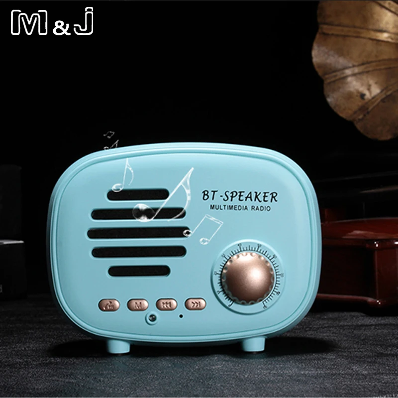 Классический мини портативный Bluetooth-динамик в стиле ретро сабвуфер Беспроводной