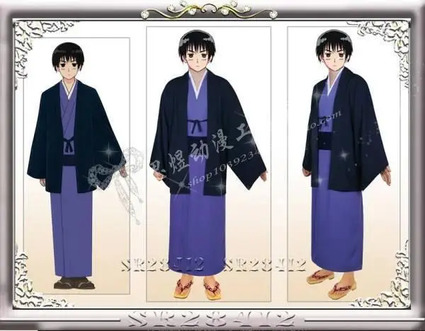 APH Axis Powers Hetalia Japan Honda Kiku косплей костюм Япония кимоно/костюм самурая для