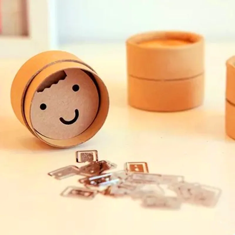 20 шт./компл. мини милые металлические закладки клипсы набор милых серебряных