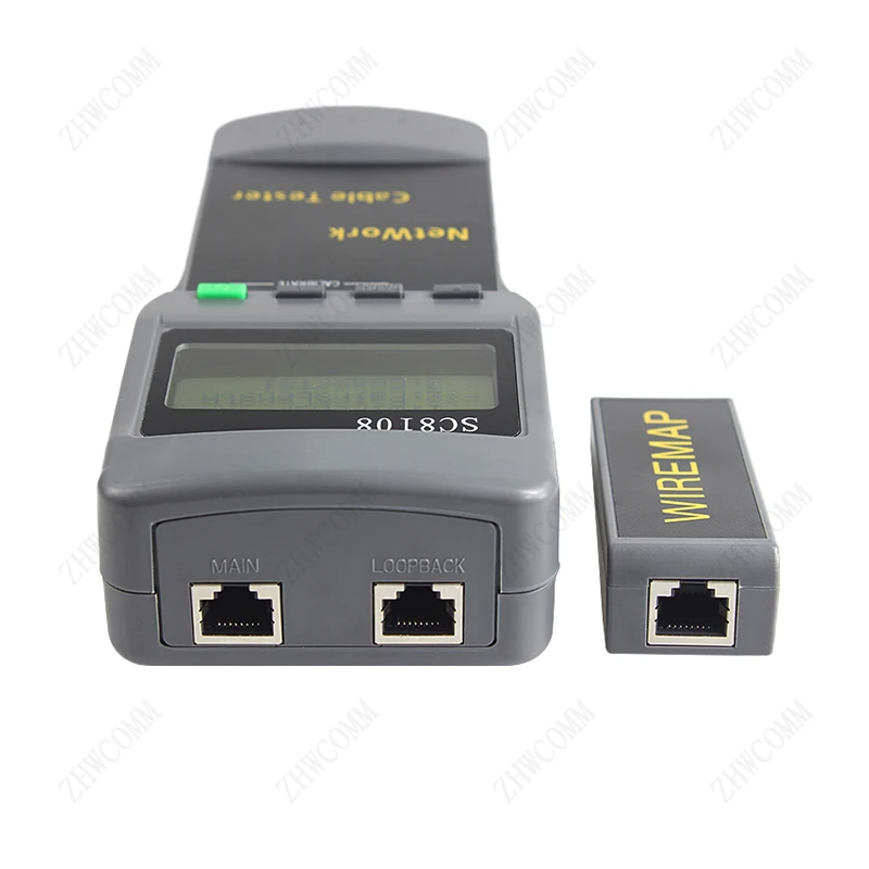 Многофункциональный тестер кабельного кабеля ZHWCOMM SC8108 RJ45 Lan кабельный STP UTP Ca5e