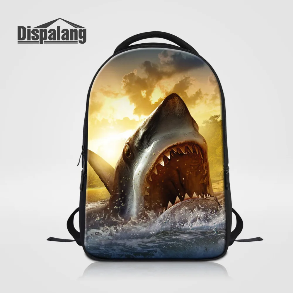 

Dispalang Laptop Backpack For Men Women Multifunction School Bags Shark Dolphin Oxford Backpacks For Teenagers Casual Travel Bag
