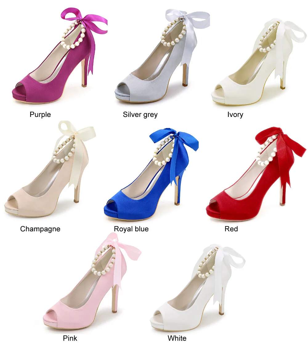 Creativesugar свадебные туфли на платформе с открытым носком жемчугом ремешком