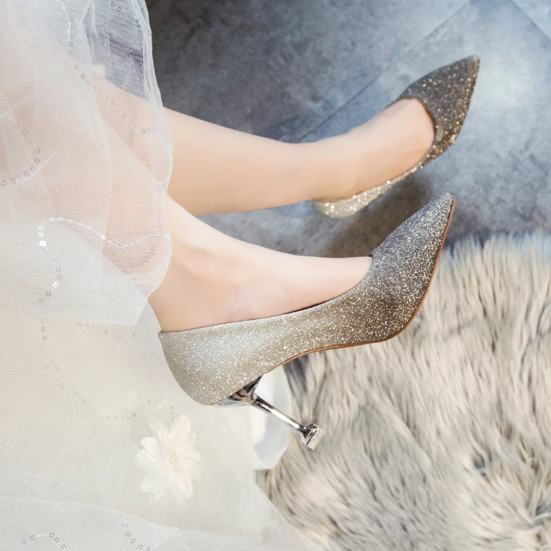 Size34-39 2019 новые модные женские туфли лодочки на высоком каблуке Высокое качество