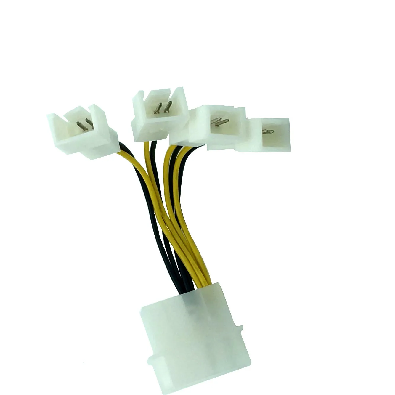 Разветвитель вентилятора 4 Pin Molex 3 5 V/7 V/12 V (3x розетки) см|fan splitter|4-pin molexmolex to |