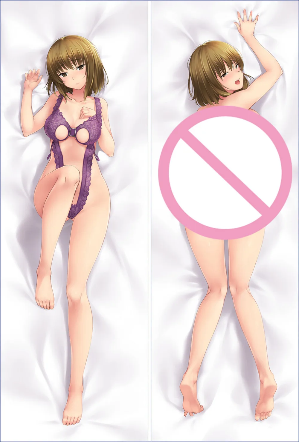

cirno's Store popular galgame negligee Characters Sophie & Jasmin pillow cover Hannah & Charlotte body Pillowcase
