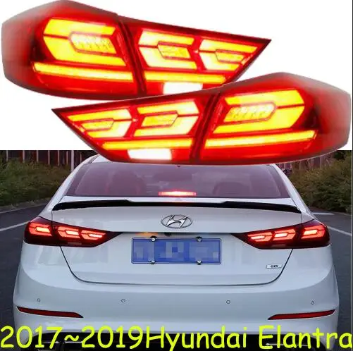 Один комплект автомобильный Стайлинг для фары автомобиля Hyundai Elantra 2017 2018 DRL