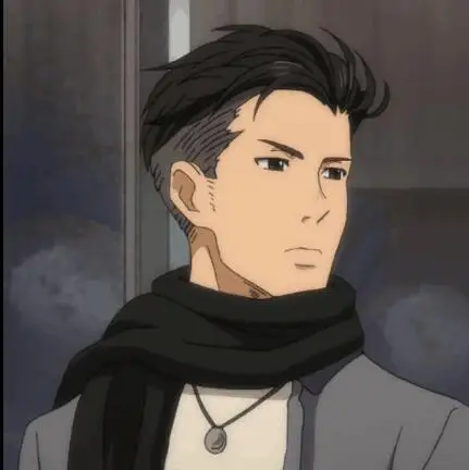 30 см мужской короткий черный серый смешанный синтетический парик YURI! On ICE Отабек