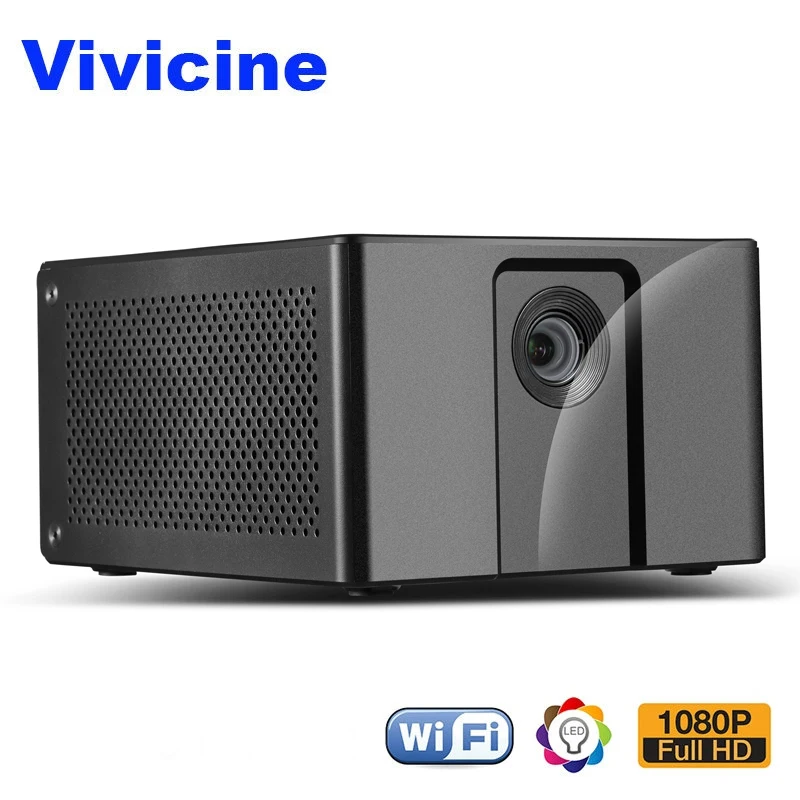 Vivicine Full HD 1080P проектор J20, Android WiFi светодиодный проектор для домашнего кинотеатра, HDMI USB PC видео игра мобильный проектор