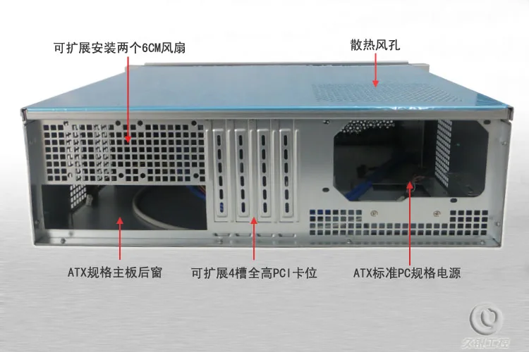 Чехол для компьютера 3U380 с замком бабочкой USB3.0 3u серверный чехол компьютера|server