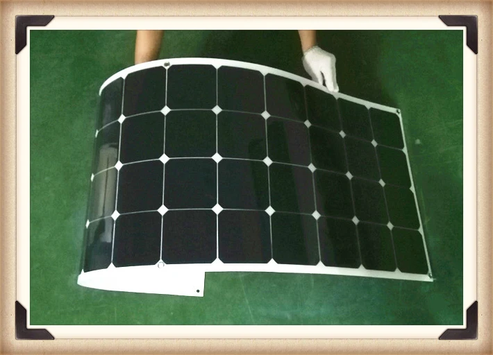 Гибкая солнечная панель Sunpower 100 Вт флуоресцентная мощность 12 В 18 в 22%
