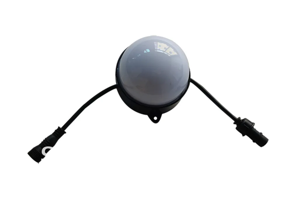 

DC24V WS2811 модуль пикселя круглого типа, 12 шт. 5050 SMD rgb светодиод внутри, 2,88 Вт, IP68; Диаметр 100 мм; молочный чехол
