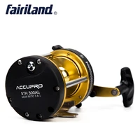 fairiland 5bb 3 81 trolling boat fishing reel right hand 496g17 5oz drum trolling reel three color avail baitcasting roller