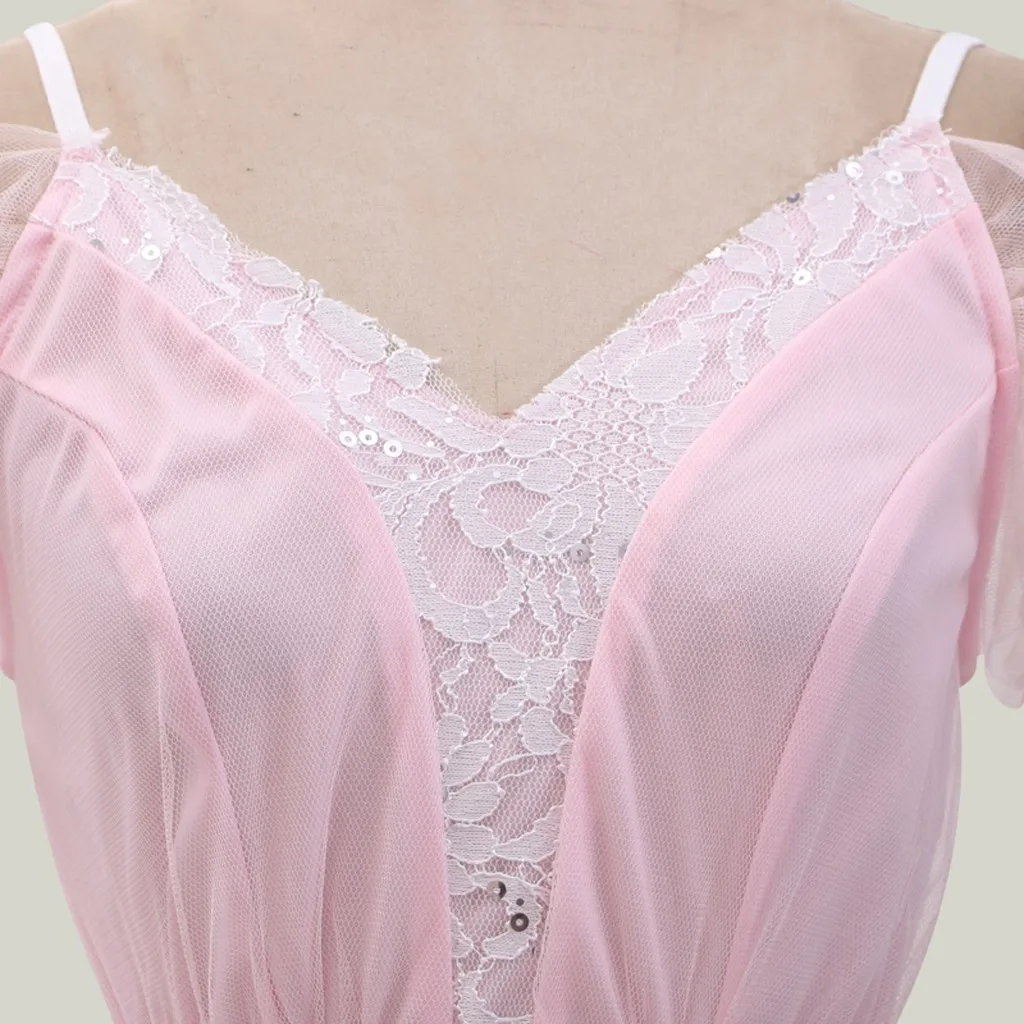 Женское кружевное платье с кружевным реглан Элегантное Длинное Платье открытой