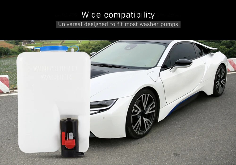 12 V универсальная ветровая защита шайба Авто Мотор насос Комплект бутылок очистки окна