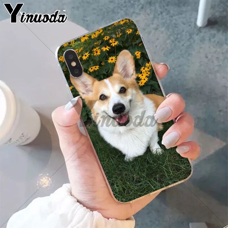 Умный чехол 11pro MAX Best friend animal corgi мягкий для Apple iPhone 8 7 6 6S Plus X XS 5 5S SE XR|Чехлы-накладки|