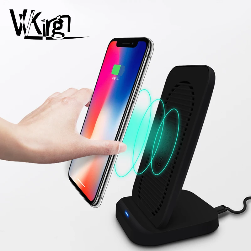 VVKing 10 W быстрая Беспроводной Зарядное устройство для iPhone XS Max XR X 8 плюс Qi зарядки