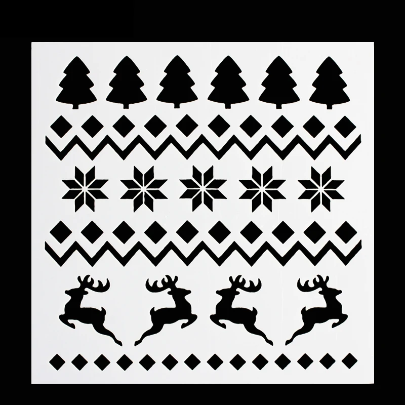 1 шт. специальный дизайн Рождественские елки торт трафарет форма для выпечки