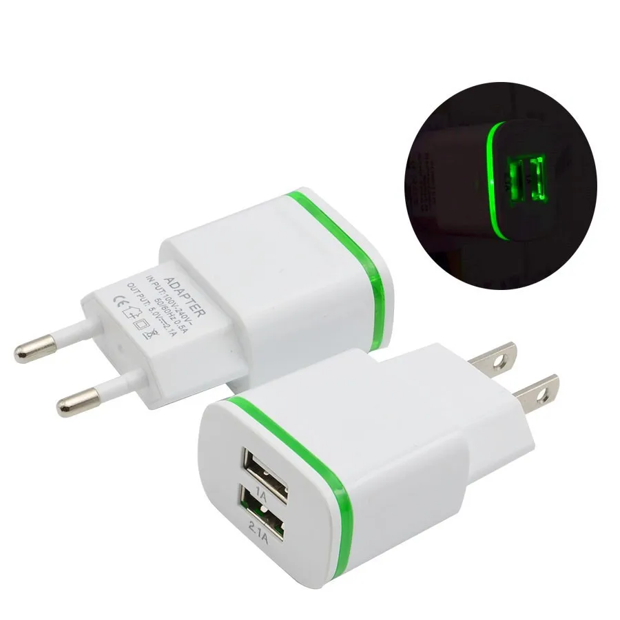 Vanniso 5V 2.1A двойное USB зарядное устройство для iPhone XS Samsung s8 мобильный телефон