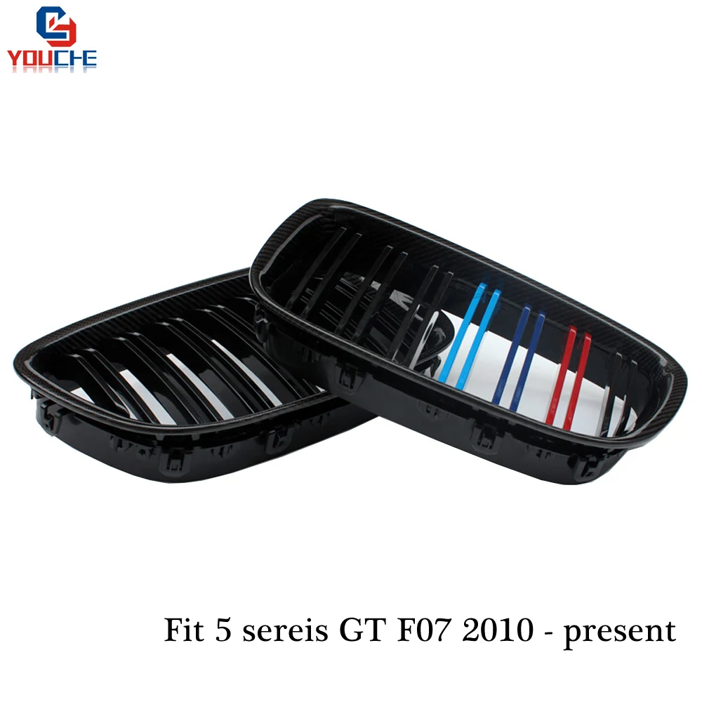 GT F07 Глянцевая M цветная передняя решетка радиатора для BMW 5 серии 2010 г. в наличии 535i
