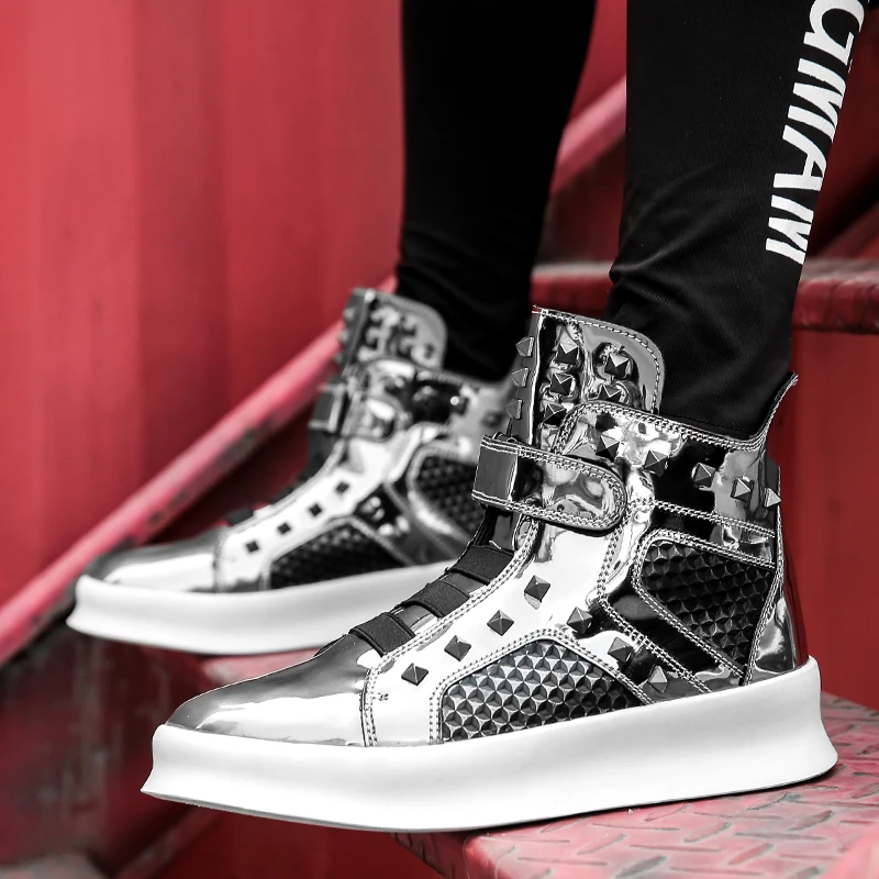 Высокие массивные кроссовки с заклепками; Jason. martins boots Kanye West; дышащая обувь; мужские прогулочные ботинки в стиле хип-хоп; zapatos hombre