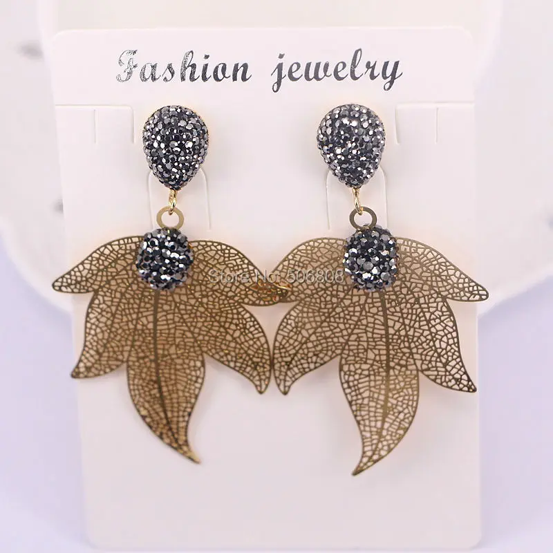 6 пар золотого цвета новый дизайн стильные модные Очаровательные Элегантные