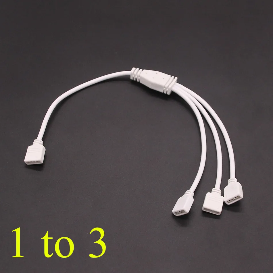 4pin RGB 5pin коннектор RGBW концентратор отклонения в размерах на 1-2 3 4 сплиттер женский