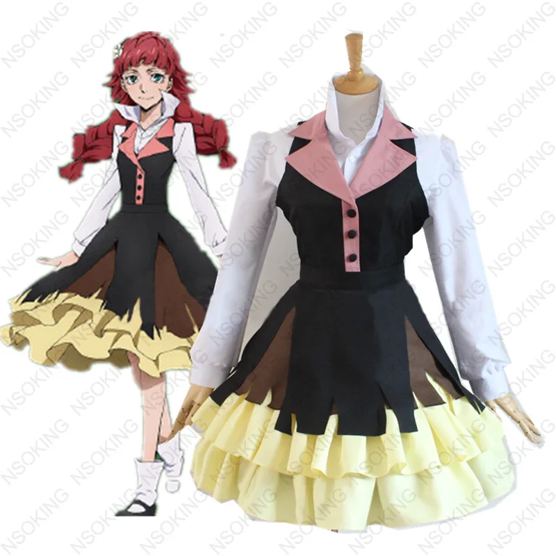 Костюм Люси мод монтгомерии для косплея бродячих собак Bungo Bungou|dog cosplay|cosplay costumelucy