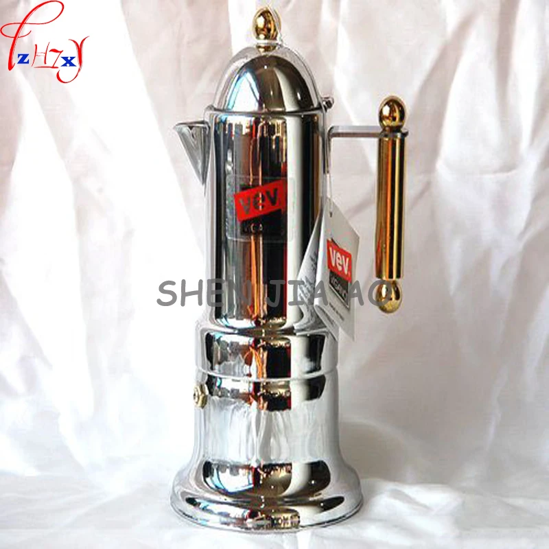 1 шт. домашний/коммерческий итальянский горшок Moka из нержавеющей стали 4 чашки Mocha кофемашина Итальянский Эспрессо кофеварка