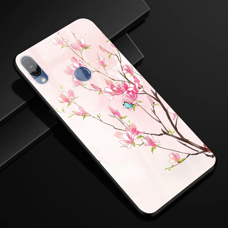 26 Для ASUS Zenfone Max Pro M1 ZB601KL ZB602KL чехол X00TD стеклянный силиконовый бампер Чехол Жесткий PC стекло задняя крышка ZB601KL чехол для телефона s - Цвет: 26