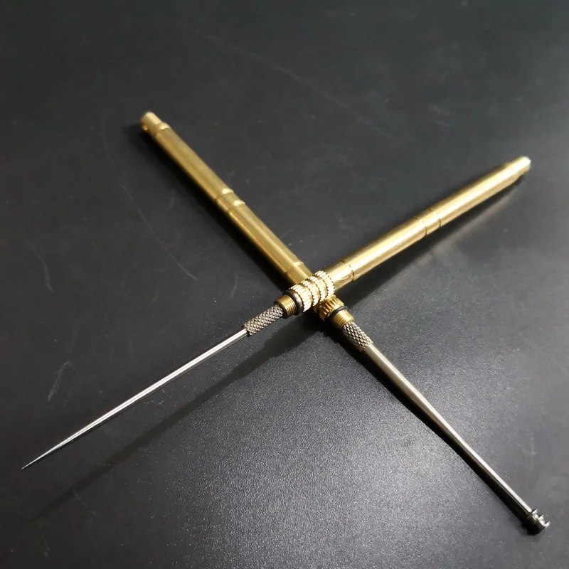 Титановая тактическая зубочистка ушной пинцет латунная трубка