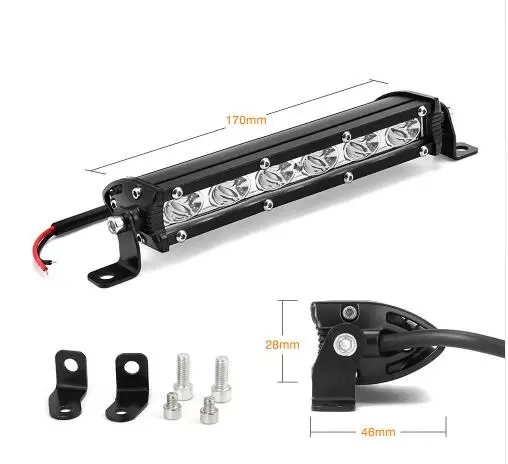 Автомобильные светильники с чипами 18W LED Work Light Bar Lamp Driving Foglight Offroad для Jeep BMW SUV Boat Styling kia on.