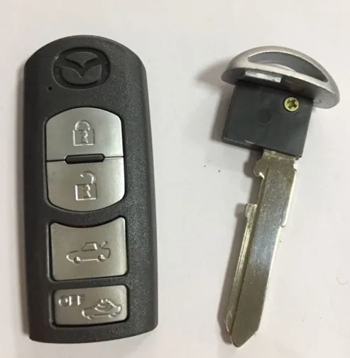 RMLKS 2 3 кнопки дистанционного ключа автомобиля оболочки FOB для Mazda 2 3 5 6 M2 M3 M5 M6 Demio Axela Premacy Atenza Замена чехол - Количество кнопок: 4Button
