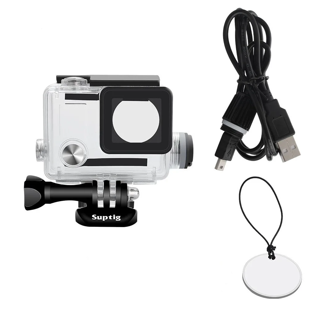 Водонепроницаемый чехол для зарядного устройства камеры Gopro Hero 4 3 + с USB-кабелем и