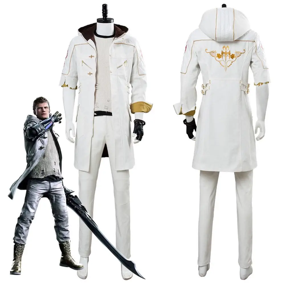 DMC 5 Nero, для косплея костюм чехлы для телефонов Nero куртка, куртка и штаны, полный комплект Хэллоуин Карнавальный Костюм, способный преодолевать Броды для взрослых Для мужчин индивидуальный заказ