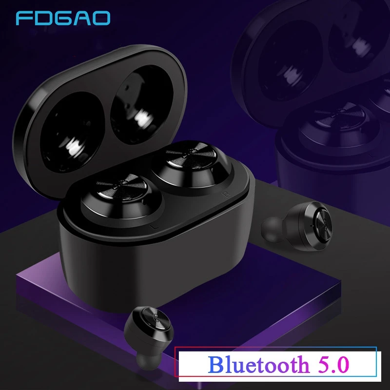 Беспроводные спортивные наушники TWS Bluetooth 5 0 настоящие стерео водонепроницаемые