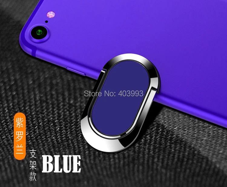 Синий Для UMIDIGI F1 чехол для UMIDIGI F1 палец кольцо магнит матовый защитный чехол для UMIDIGI F1 - Цвет: Синий