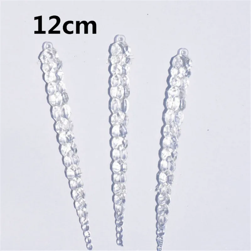 10 шт. акриловая кристаллическая сосулька рождественская елка украшение кулон