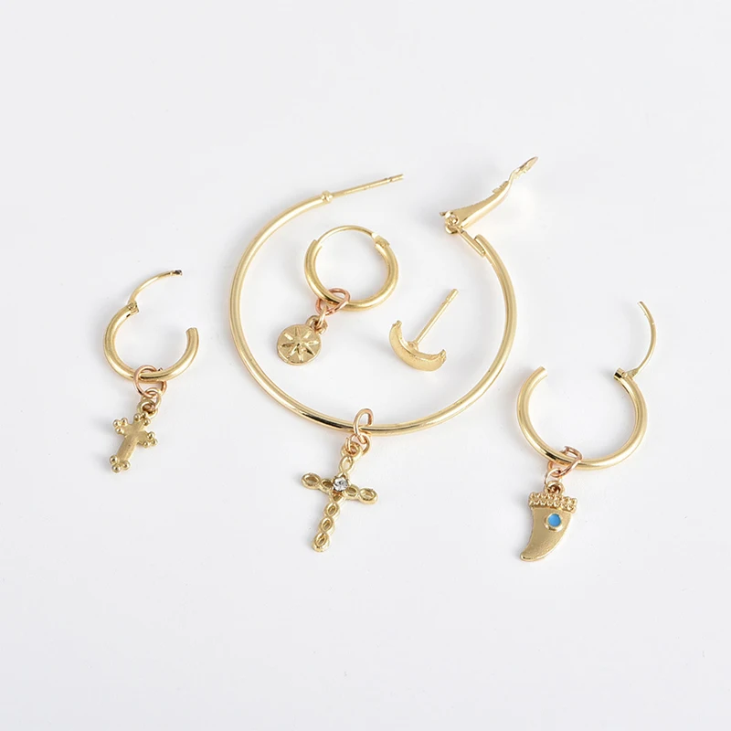 2020 Лидер продаж Стильные популярные серьги Женская подвеска с крестом Новое