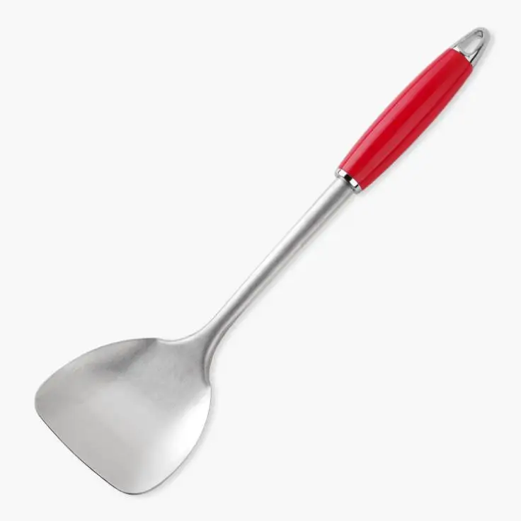 stainless steel turner cooking tool long handle egg turners spatula big kitchen utensil wok shovel accessories | Дом и сад