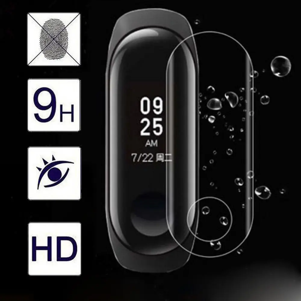 Мягкий ТПУ гидрогелевый защитный чехол для экрана Xiaomi Mi Band 3 часы пленка Смарт Браслет защитная пленка