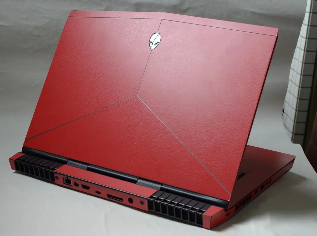 Наклейка для ноутбука KH из углеродного волокна и кожи защитный чехол Alienware 17 R4 ALW17C