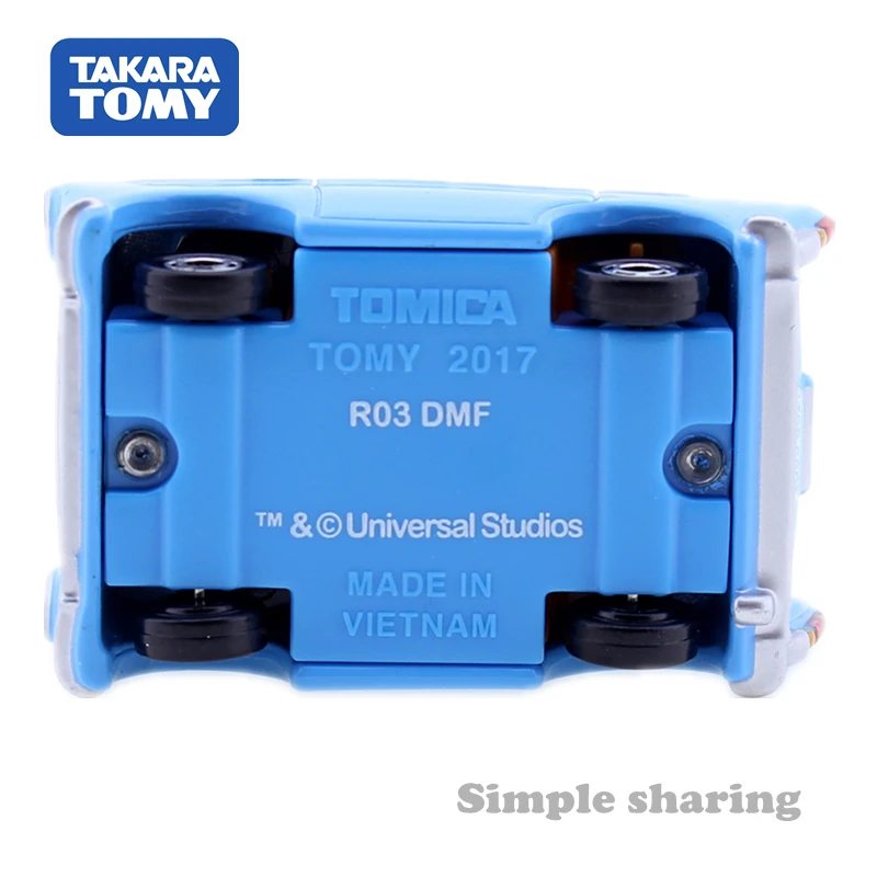 Takara Tomy Dream TOMICA Ride On R03 Гадкий я Стюарт и счастливый автомобиль литый под давлением