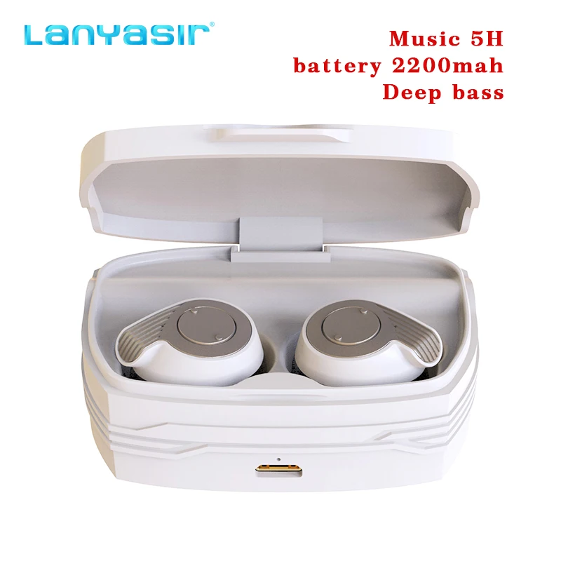 Беспроводные наушники Lanyasir 2019 B7 tws 5h с поддержкой Bluetooth 5 0 и сенсорным