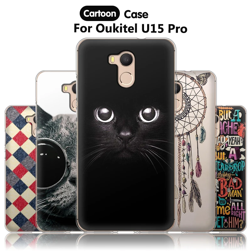 Мягкий чехол JURCHEN для Oukitel U15 Pro s силиконовый мультяшный из ТПУ телефона милый 5