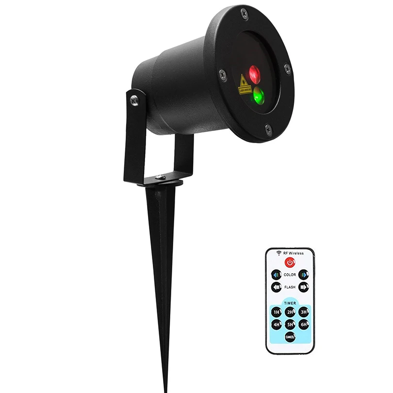 Ландшафтные лазерные огни автоматическое вращение красное и зеленое освещение