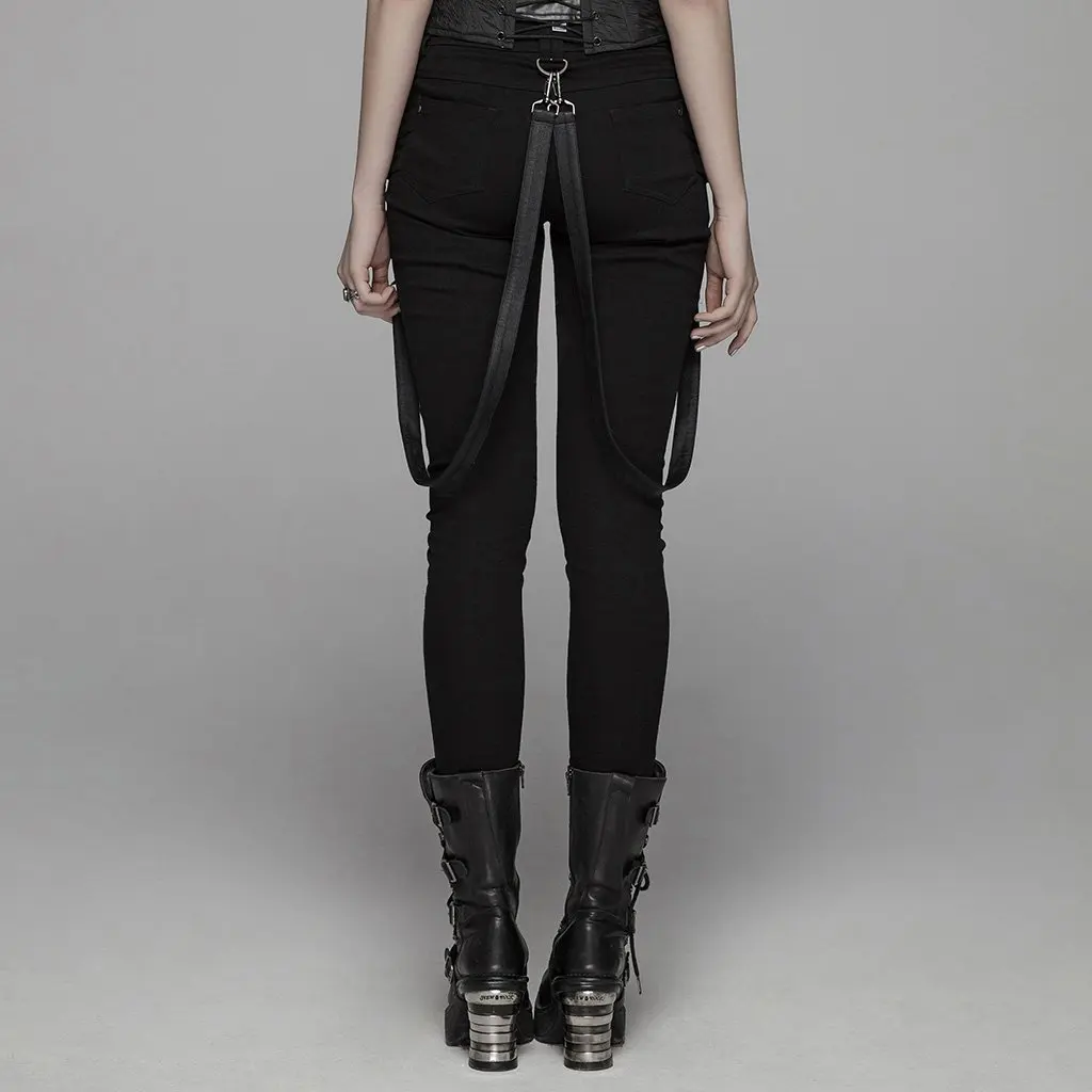 Женские облегающие джинсы в стиле панк рок|Брюки| |