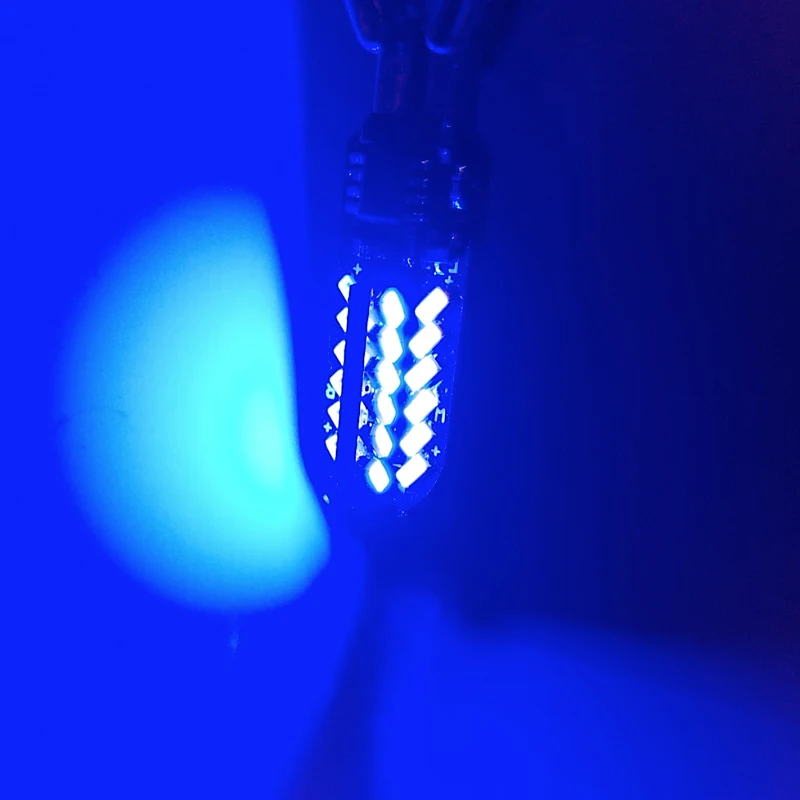 2 шт./лот T10 led W5W 48 3014 мигающий стробоскоп RGB canbus свет без ошибки Автомобильный