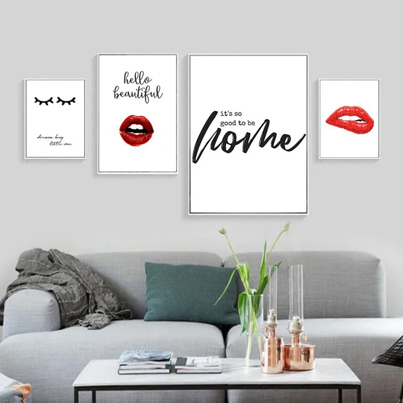 Print Wall Art Its So Good To Be Home Quote Printable Typography Model Simple Living Room Decor Canvas Painting on - Печать настенного искусства: Жить дома - это так здорово Цитата, печатная типография, модель простого декора гостиной, холст живописи.