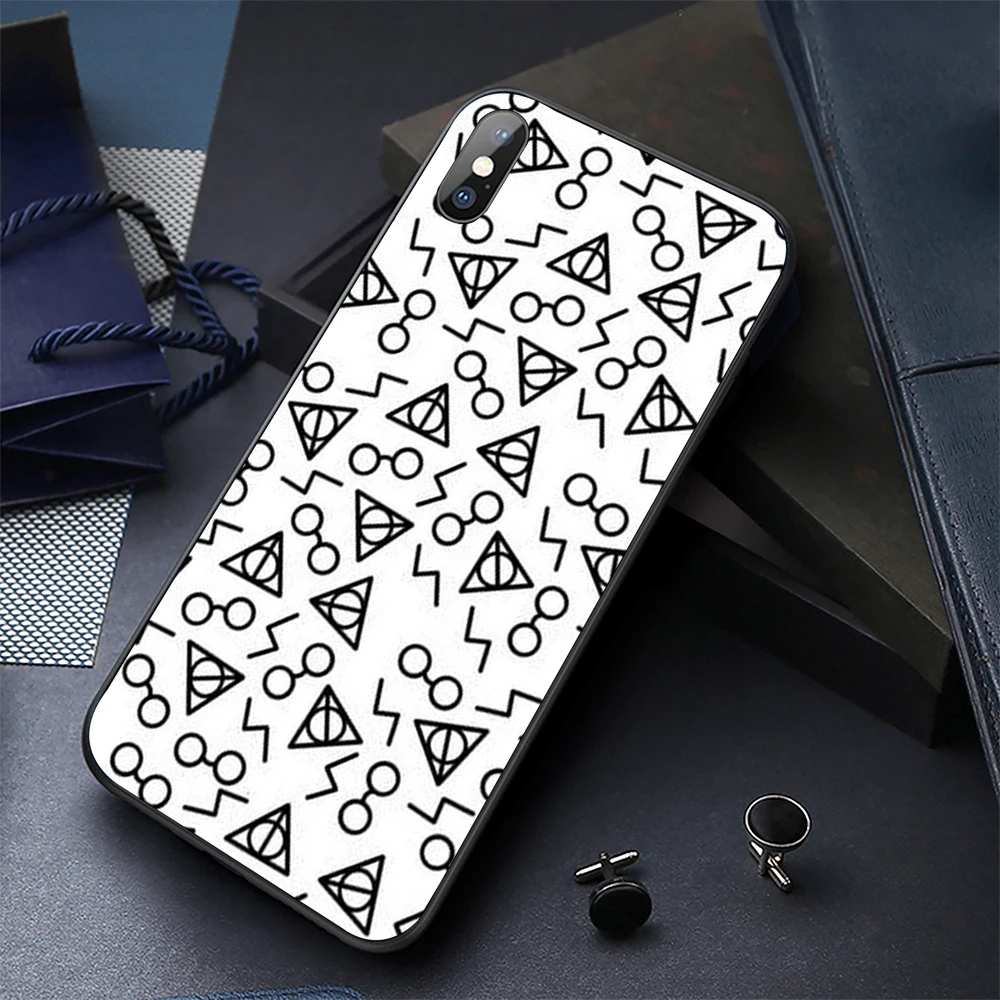 Soft Silicone TPU Phone Case for iPhone 7 case 5s 6s 8 Plus Luxury Black Cover |